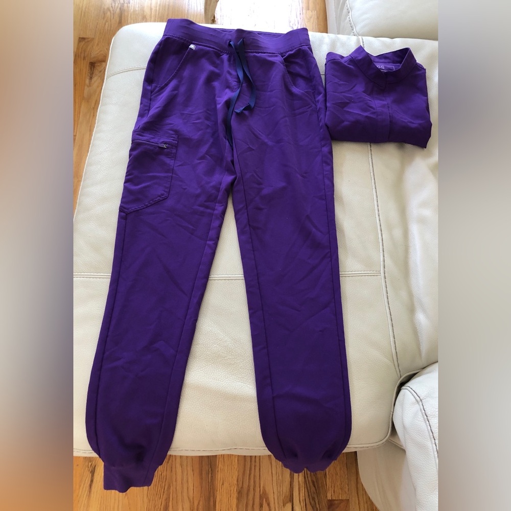 Figs Women's Purple Track Joggers
